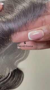 13x6 HD Raw Lace Frontal - Body Wave